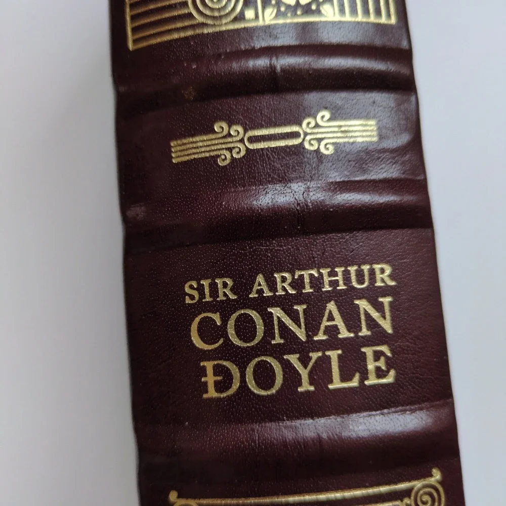Barnes & Noble‎ The Complete Sherlock Holmes Burgundy Leather Gold Gilt 1992